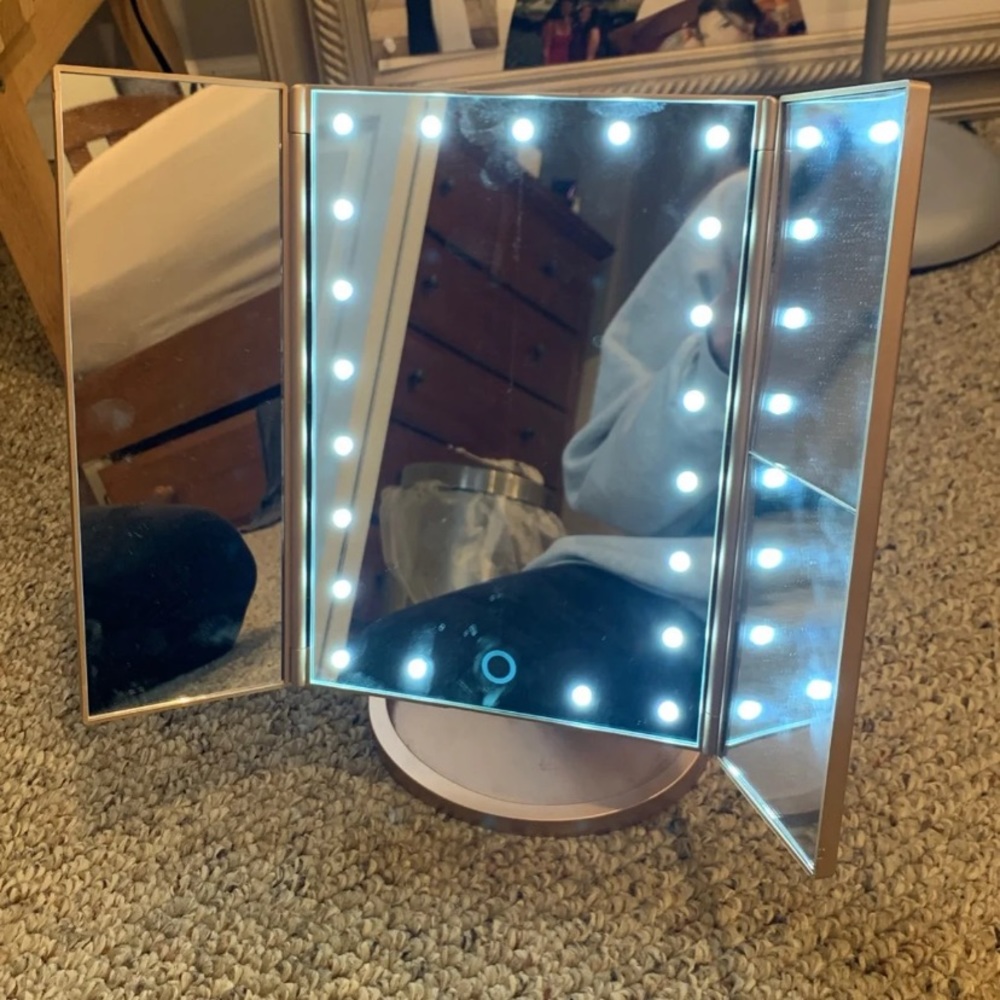 Vanity with lights